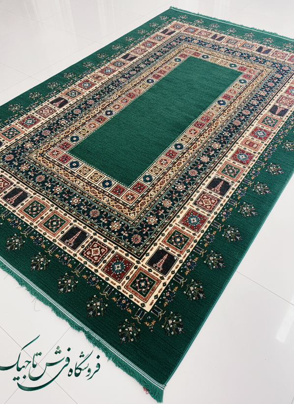 فرش ۷۰۰ شانه آکریلیک تراکم ۲۵۵۰ نقشه هیرکان