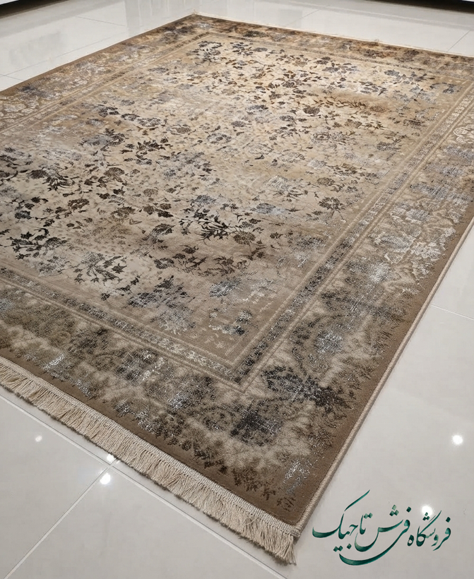 فرش ۷۰۰ شانه آکریلیک تراکم ۲۵۵۰ نقشه آرمیس وینتج